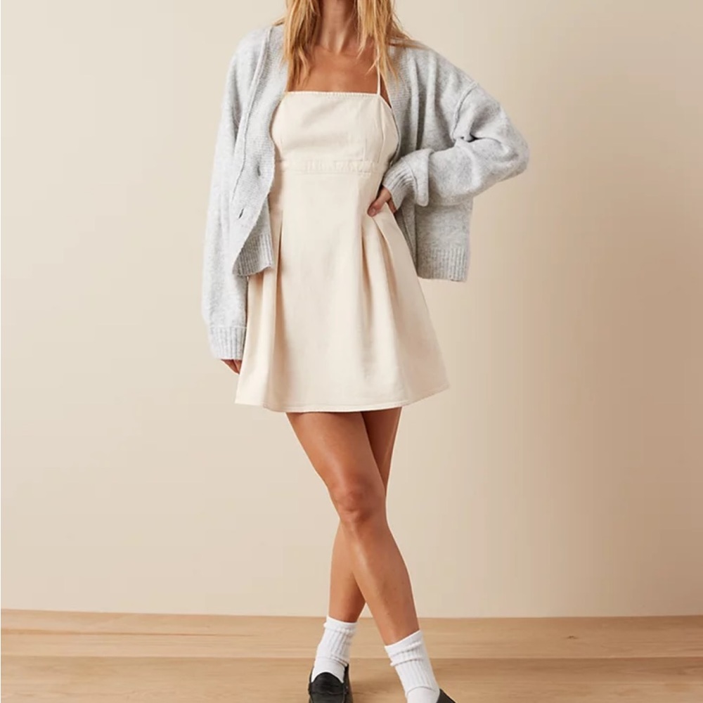 AE Dreamy Drape Pleated Strappy Mini Dress